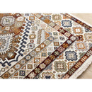  Kalora Interiors Samira Cream Red Orange Traditional Classic Border Rug, 5'3" x 7'10" IMAGE 4