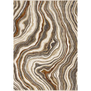  Kalora Interiors Samira Curvy Waves Rug, 6'7" x 10'2" IMAGE 1