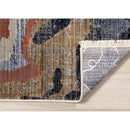  Kalora Interiors Samira Beige Brown Blue Acrylic Pour Rug, 5'3" x 7'10" IMAGE 6
