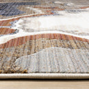  Kalora Interiors Samira Beige Brown Blue Acrylic Pour Rug, 7'10" x 10'2" IMAGE 9