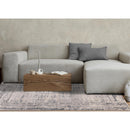  Kalora Interiors Luca Grey White Blue Distressed Border Rug, 7'10" x 10'6" IMAGE 3