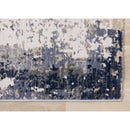  Kalora Interiors Luca Blue Beige Distressed Rug, 6'7" x 9'6" IMAGE 5