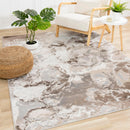  Kalora Interiors Luca Taupe Organic Swirl Rug, 5'3" x 7'7" IMAGE 2