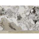  Kalora Interiors Luca Taupe Organic Swirl Rug, 7'10" x 10'6" IMAGE 8
