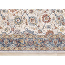  Kalora Interiors Marisa Cream Blue Traditional Border Floral Rug, 5'3" x 7'10" IMAGE 8