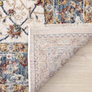  Kalora Interiors Marisa Cream Blue Traditional Border Floral Rug, 7'10" x 10'2" IMAGE 11