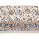  Kalora Interiors Marisa Cream Blue Traditional Border Floral Rug, 7'10" x 10'2" IMAGE 8