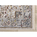  Kalora Interiors Marisa Cream Beige Floral Medallion Rug, 5'3" x 7'10" IMAGE 5