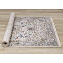  Kalora Interiors Marisa Cream Beige Floral Medallion Rug, 5'3" x 7'10" IMAGE 7