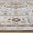  Kalora Interiors Marisa Cream Beige Floral Medallion Rug, 5'3" x 7'10" IMAGE 9
