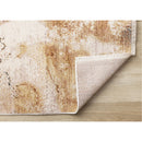 Kalora Interiors Marisa Blue Orange White Granite Swirl Rug, 5'3" x 7'10" IMAGE 6