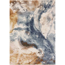  Kalora Interiors Marisa Blue Orange White Granite Swirl Rug, 7'10" x 10'2" IMAGE 1