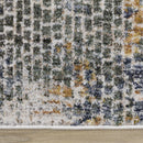  Kalora Interiors Marisa Distressed Abstract Red Yellow Blue Plush Rug, 5'3" x 7'10" IMAGE 10
