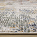  Kalora Interiors Marisa Distressed Abstract Red Yellow Blue Plush Rug, 5'3" x 7'10" IMAGE 9