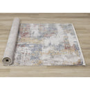  Kalora Interiors Marisa Distressed Abstract Red Yellow Blue Plush Rug, 7'10" x 10'2" IMAGE 7
