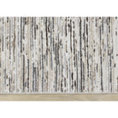  Kalora Interiors Luca Beige Grey Organic Lines Rug, 5'3" x 7'7" IMAGE 8