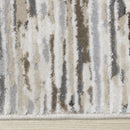  Kalora Interiors Luca Beige Grey Organic Lines Rug, 6'7" x 9'6" IMAGE 10