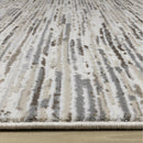  Kalora Interiors Luca Beige Grey Organic Lines Rug, 6'7" x 9'6" IMAGE 9