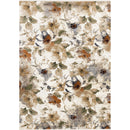  Kalora Interiors Serene Warm Toned Floral Print Rug, 5'3" x 7'10" IMAGE 1