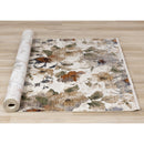  Kalora Interiors Serene Warm Toned Floral Print Rug, 5'3" x 7'10" IMAGE 7
