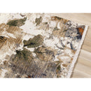  Kalora Interiors Serene Warm Toned Floral Print Rug, 7'10" x 10'2" IMAGE 4
