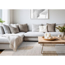  Kalora Interiors Marisa Grey Brown Cream Geometric Rug, 5'3" x 7'10" IMAGE 3