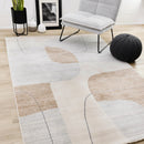  Kalora Interiors Marisa Grey Brown Cream Geometric Rug, 7'10" x 10'2" IMAGE 2