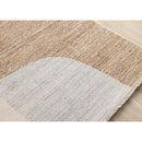  Kalora Interiors Marisa Grey Brown Cream Geometric Rug, 7'10" x 10'2" IMAGE 4