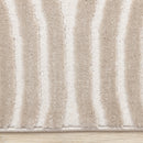  Kalora Interiors Leo Cream Beige Modern Geometric Arches Pattern Rug, 5'3" x 7'7" IMAGE 10