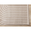  Kalora Interiors Leo Cream Beige Modern Geometric Arches Pattern Rug, 7'10" x 10'6" IMAGE 5