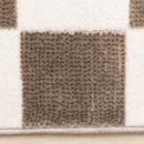  Kalora Interiors Leo Brown White Checkers Rug, 7'10" x 10'6" IMAGE 8