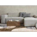  Kalora Interiors Serene Cream Brown Blue Distressed Curvy Shapes Design Rug, 7'10" x 10'2" IMAGE 3