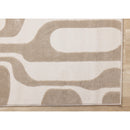  Kalora Interiors Leo Beige Cream Mid-Century Modern Design Rug, 7'10" x 10'6" IMAGE 5