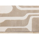  Kalora Interiors Leo Beige Cream Mid-Century Modern Design Rug, 7'10" x 10'6" IMAGE 8