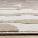  Kalora Interiors Leo Beige Cream Mid-Century Modern Design Rug, 7'10" x 10'6" IMAGE 9