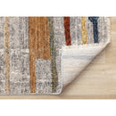  Kalora Interiors Muse Multi Modern Paint Drip Design, 5'3" x 7'10" IMAGE 6