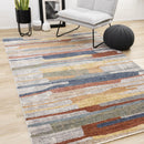  Kalora Interiors Muse Multi Modern Paint Drip Design, 7'10" x 10'2" IMAGE 2