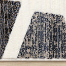 Kalora Interiors Samira Cream Blue Red Shattered Glass Design Rug, 7'10" x 10'2" IMAGE 10