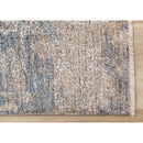  Kalora Interiors Marisa Blue Beige White Distressed Rug, 5'3" x 7'10" IMAGE 5