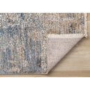  Kalora Interiors Marisa Blue Beige White Distressed Rug, 5'3" x 7'10" IMAGE 6