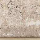  Kalora Interiors Zola Beige Cream Black Distressed Rug, 5'3" x 7'7" IMAGE 10