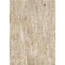  Kalora Interiors Zola Beige Cream Black Distressed Rug, 7'10" x 10'6" IMAGE 1