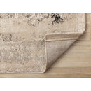  Kalora Interiors Zola Beige Cream Black Distressed Rug, 7'10" x 10'6" IMAGE 6
