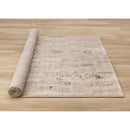  Kalora Interiors Zola Beige Cream Black Distressed Rug, 7'10" x 10'6" IMAGE 7