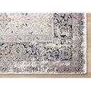  Kalora Interiors Zola Cream Blue Black Elegant Classic Rug, 7'10" x 10'6" IMAGE 5