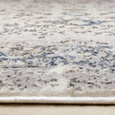  Kalora Interiors Zola Cream Blue Black Elegant Classic Rug, 7'10" x 10'6" IMAGE 9
