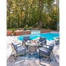  Signature Design by Ashley Half Moon Beach PCP418-776 Round Fire Pit Table IMAGE 8