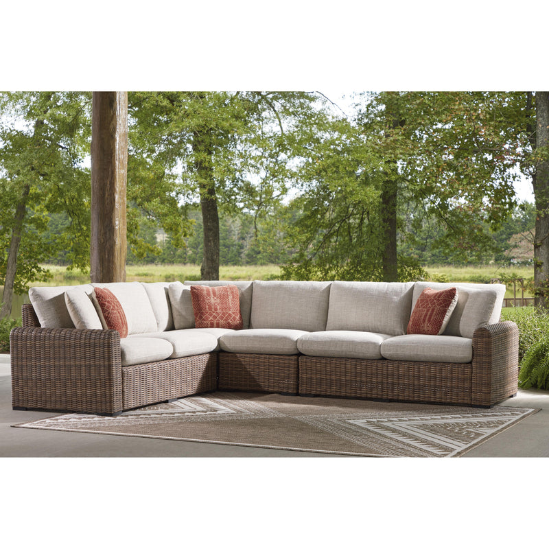  Signature Design by Ashley Dolan Creek PCP610P2 4 pc Outdoor Sectional IMAGE 2