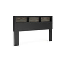  Signature Design by Ashley Broachmyn PCB1118-169 Lighted King Bookcase Headboard IMAGE 1