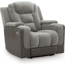  Signature Design by Ashley Mixed Motion PC8350513 Power Recliner with Adjustable Headrest IMAGE 1